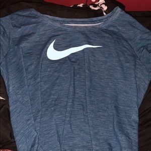 nike blue t-shirt